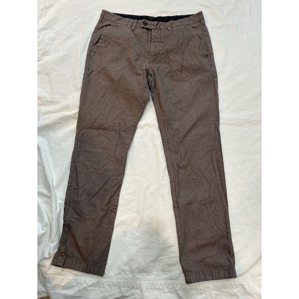 Ted Baker London Men’s Lommy Classic fit brushed dress pants - 34R